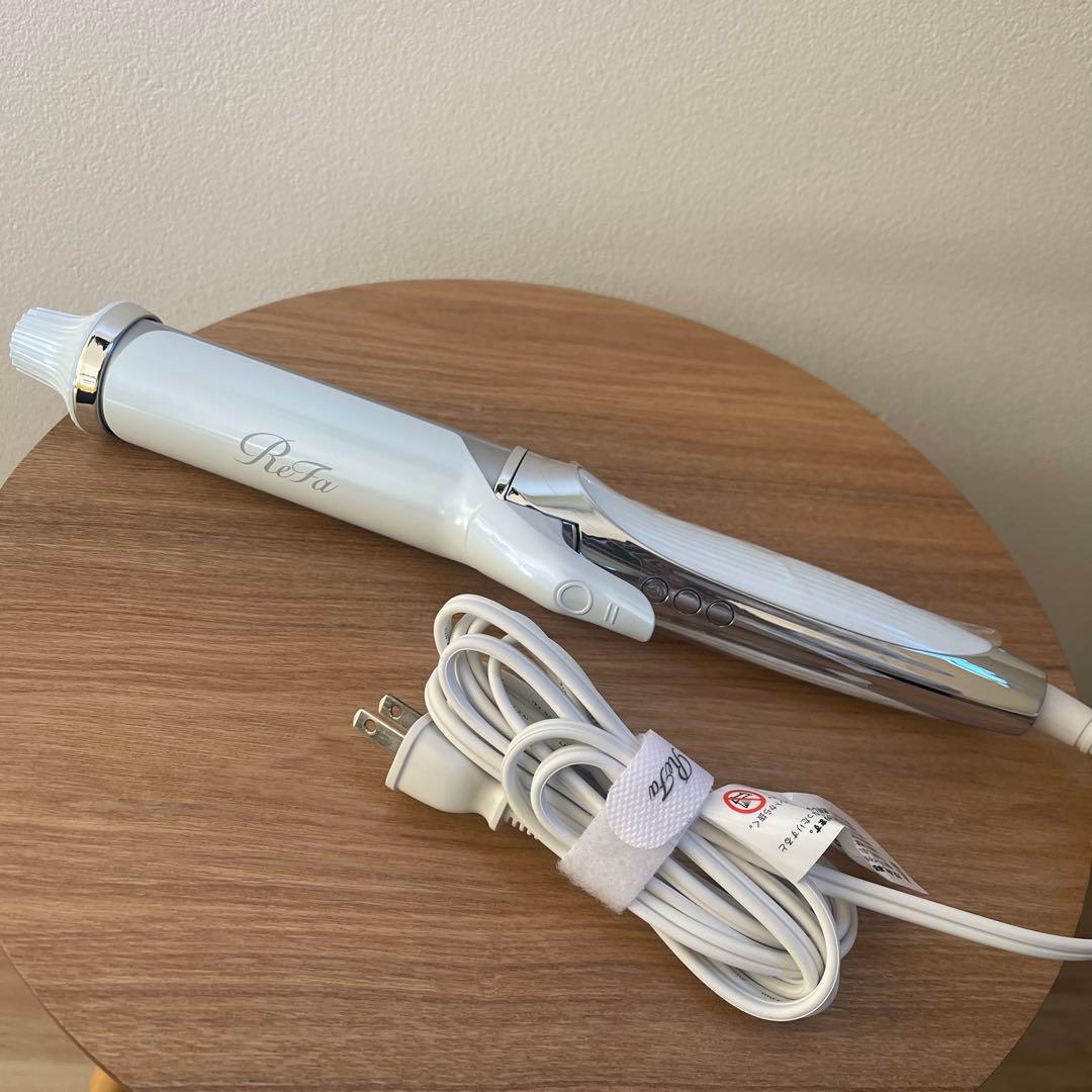 ReFa カールヘアアイロン 新モデル　ホワイト　38mm