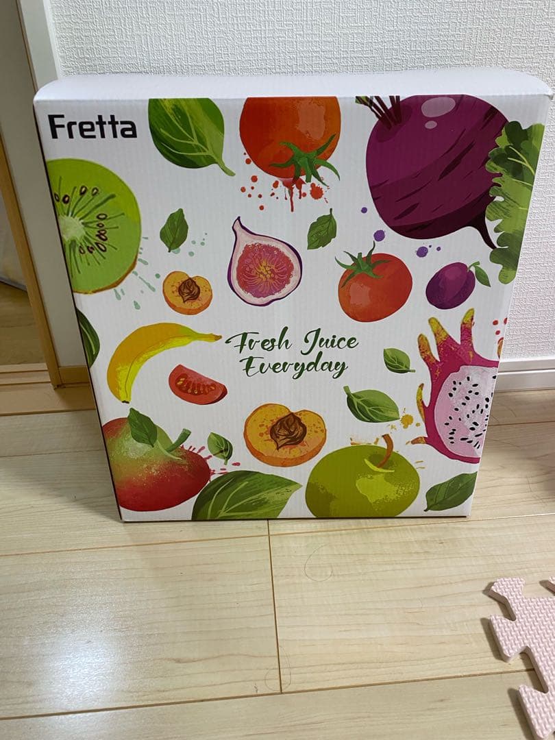 Fretta ジューサー 10.8cm広い投入口 1L大容量