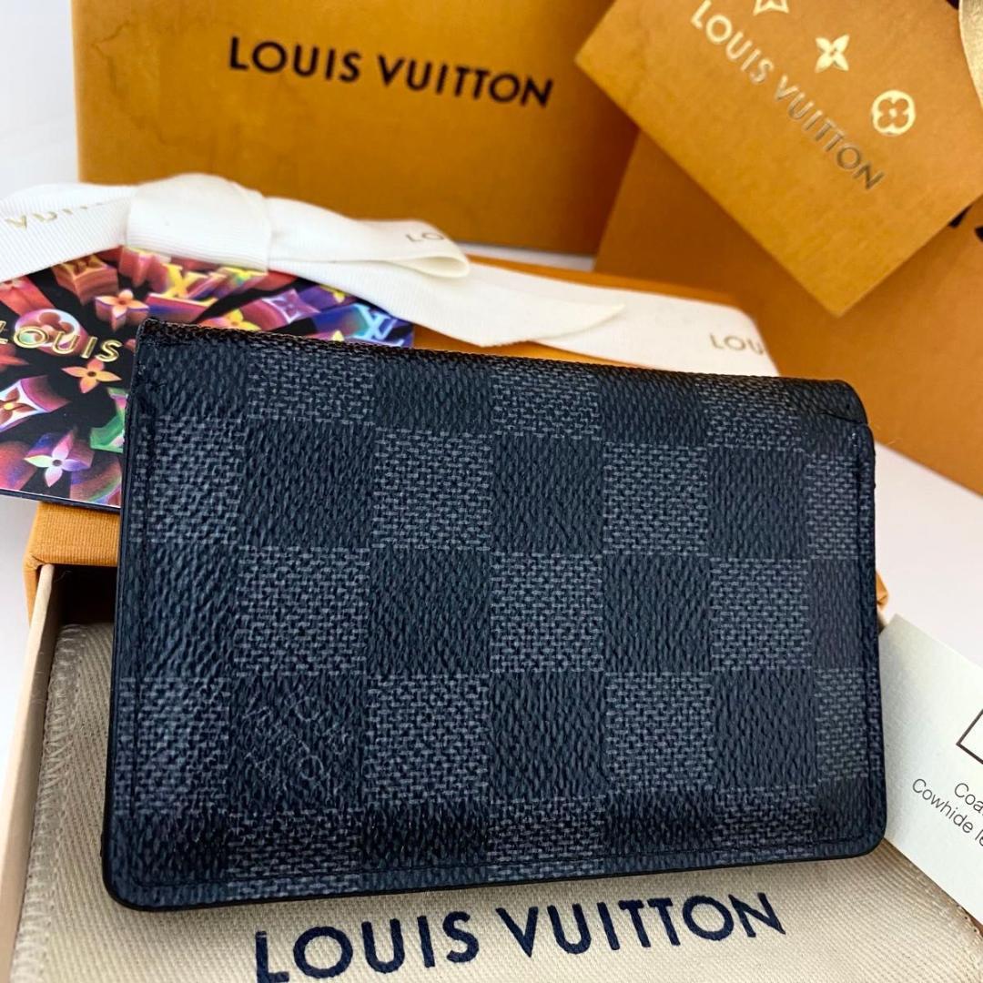 ルイ ヴィトン◎オーガナイザー ドゥ ポッシュ ダミエ グラフィット 名刺入れ