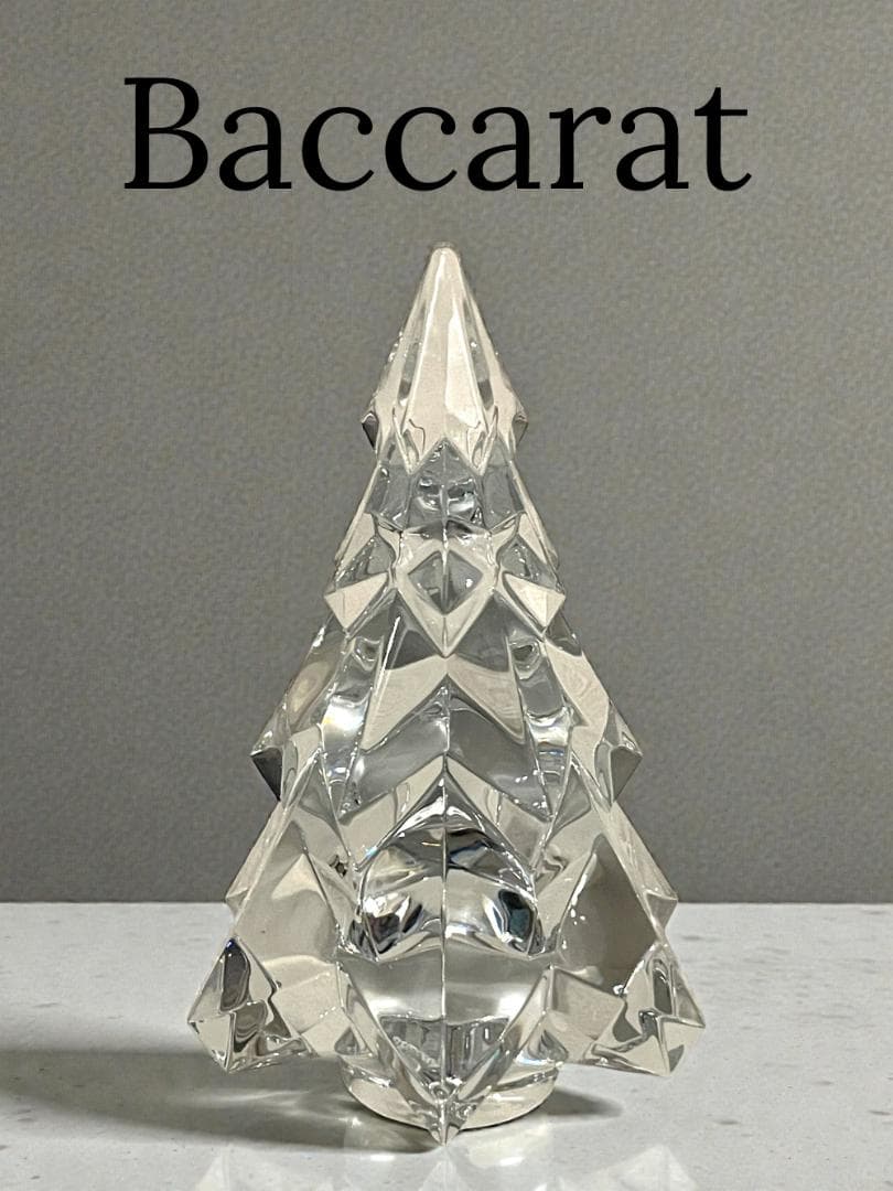 Baccarat バカラ noel クリスマスツリー 置物 バカラクリスタル