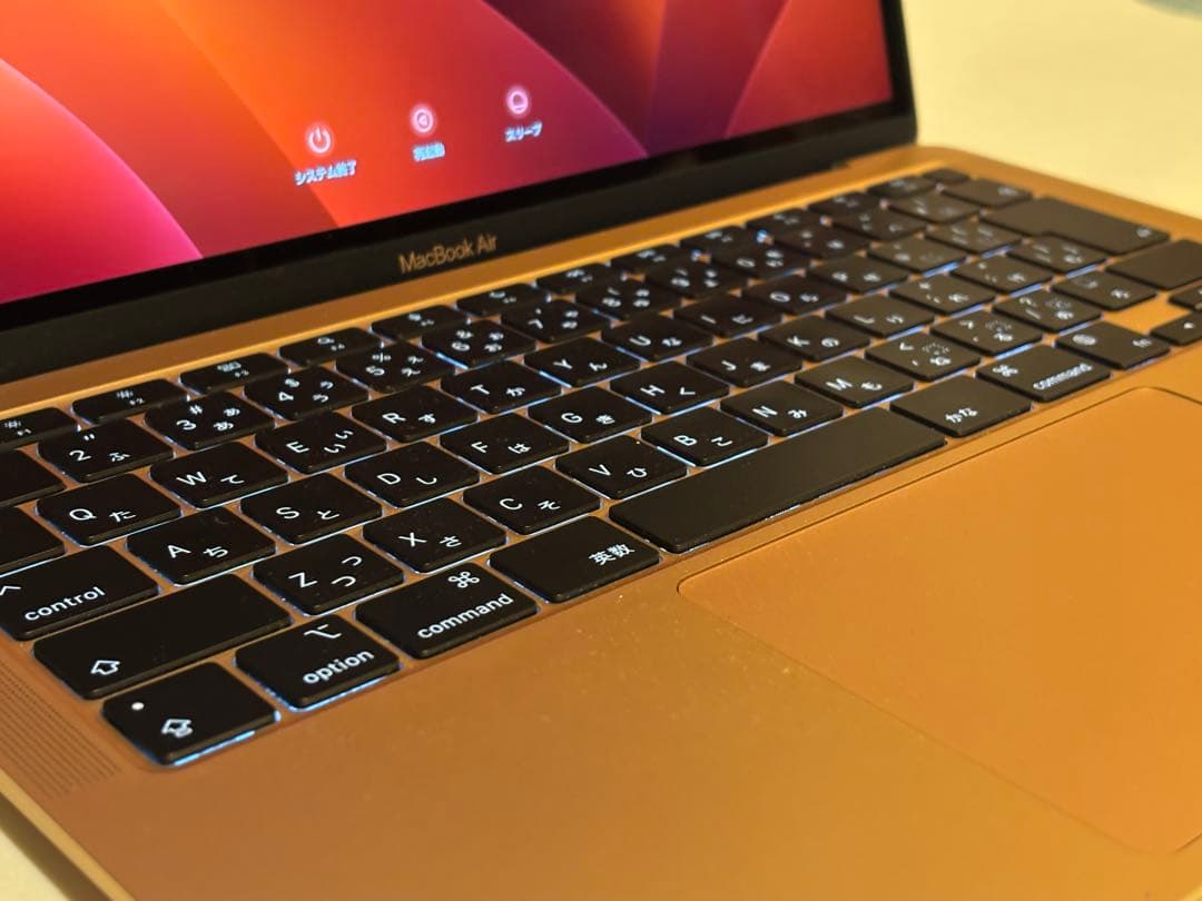 MacBook本体 MacBook Air M1,2020 16GB GOLD