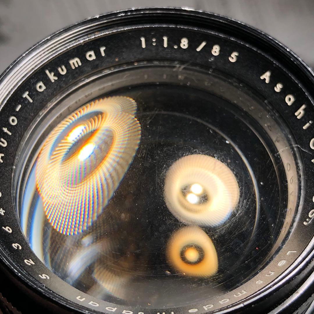 PENTAX auto TAKUMAR 85mm f1.8 m42マウント