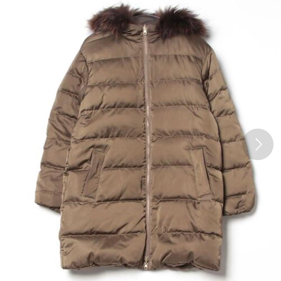 BEAUTY&YOUTHリバーシブルダウン　カーキ