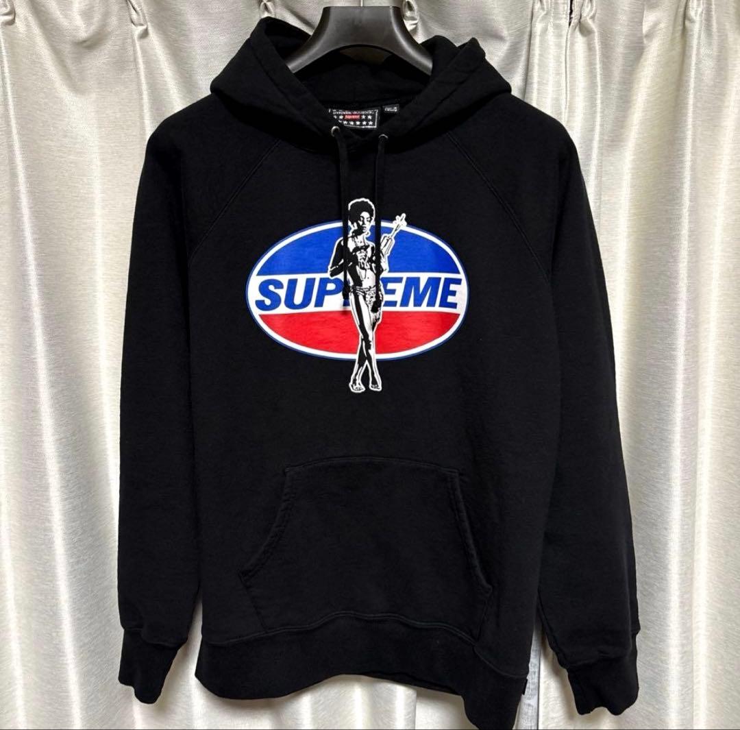 Supreme×HYSTERIC GLAMOUR 17AW パーカー 黒 L