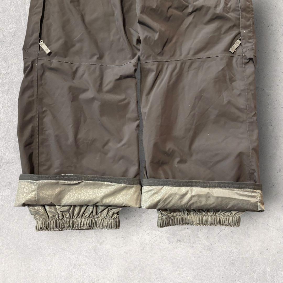 【ザ・ノースフェイス】スキー　スノボーパンツ　グレー　M ハイベント　刺繍ロゴ