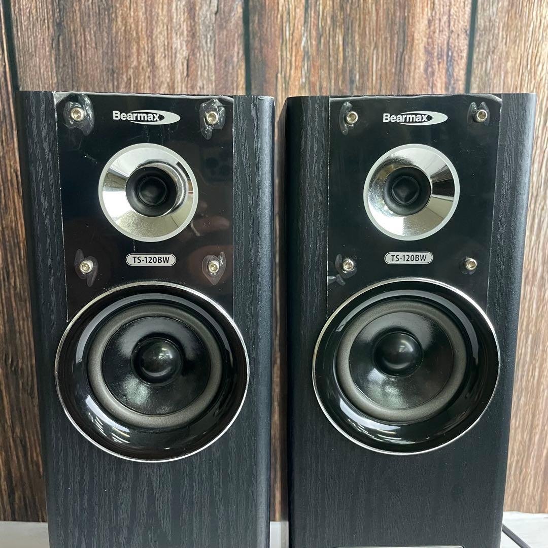 クマザキエイム Bearmax TS-120BW アンプ内蔵タワースピーカー