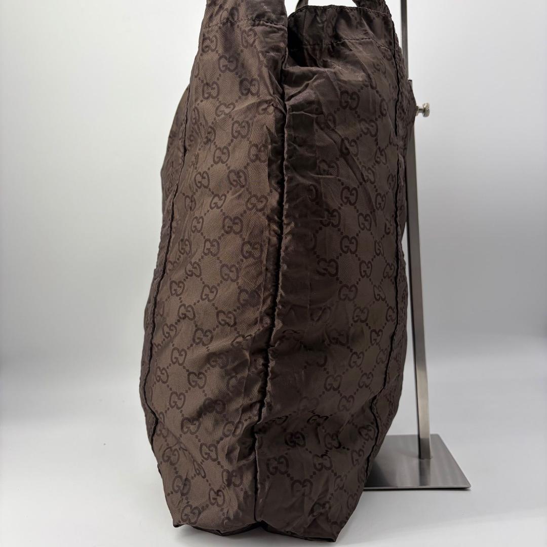 17724✨GUCCI トート エコバッグ テディベア 熊 ナイロン 犬 GG柄