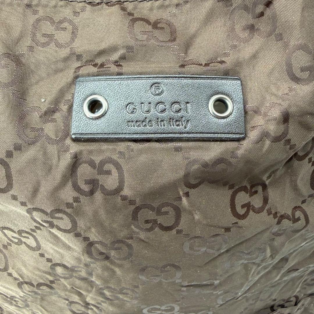 17724✨GUCCI トート エコバッグ テディベア 熊 ナイロン 犬 GG柄