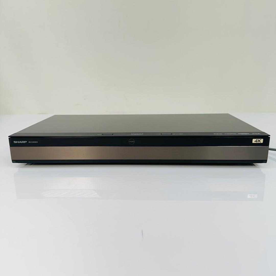 SHARP 2TB 4K ブルーレイレコーダー 4B-C20DW3 21年製