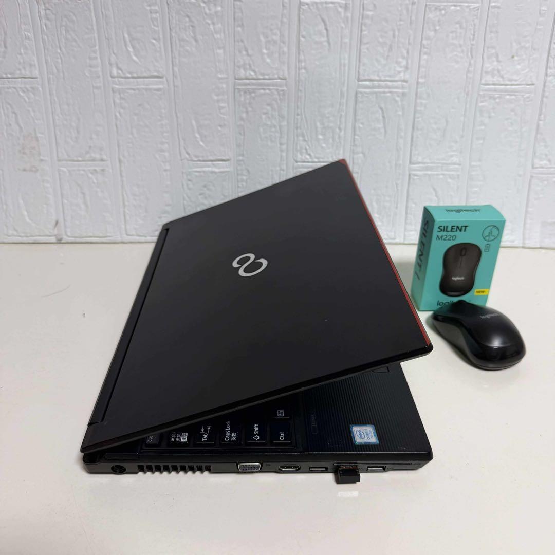 Windows11 オフィス付きCorei7 SSD メモリ8GB 美品　富士通