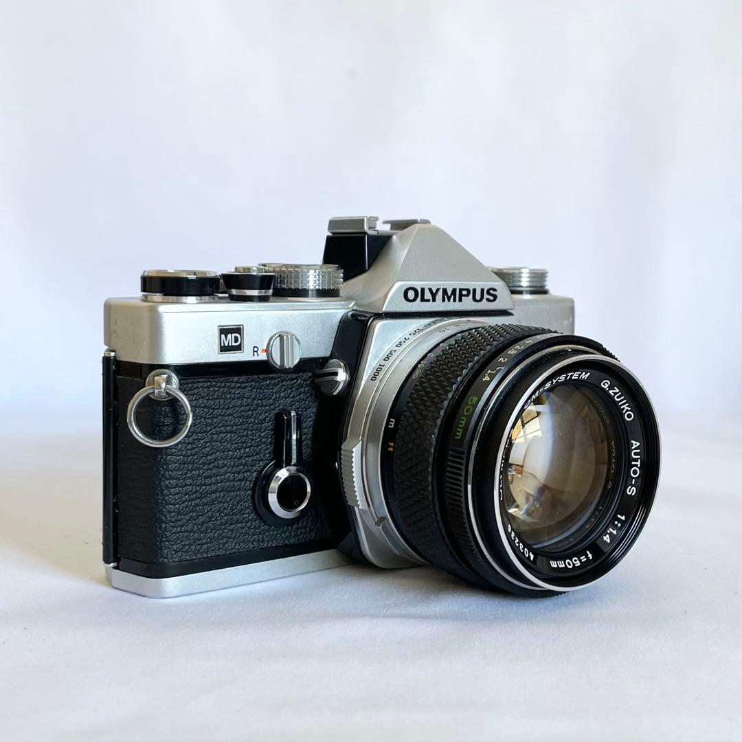 【完動品】OLYMPUS OM-1 MD 一眼レフ フィルムカメラ 動作確認済み