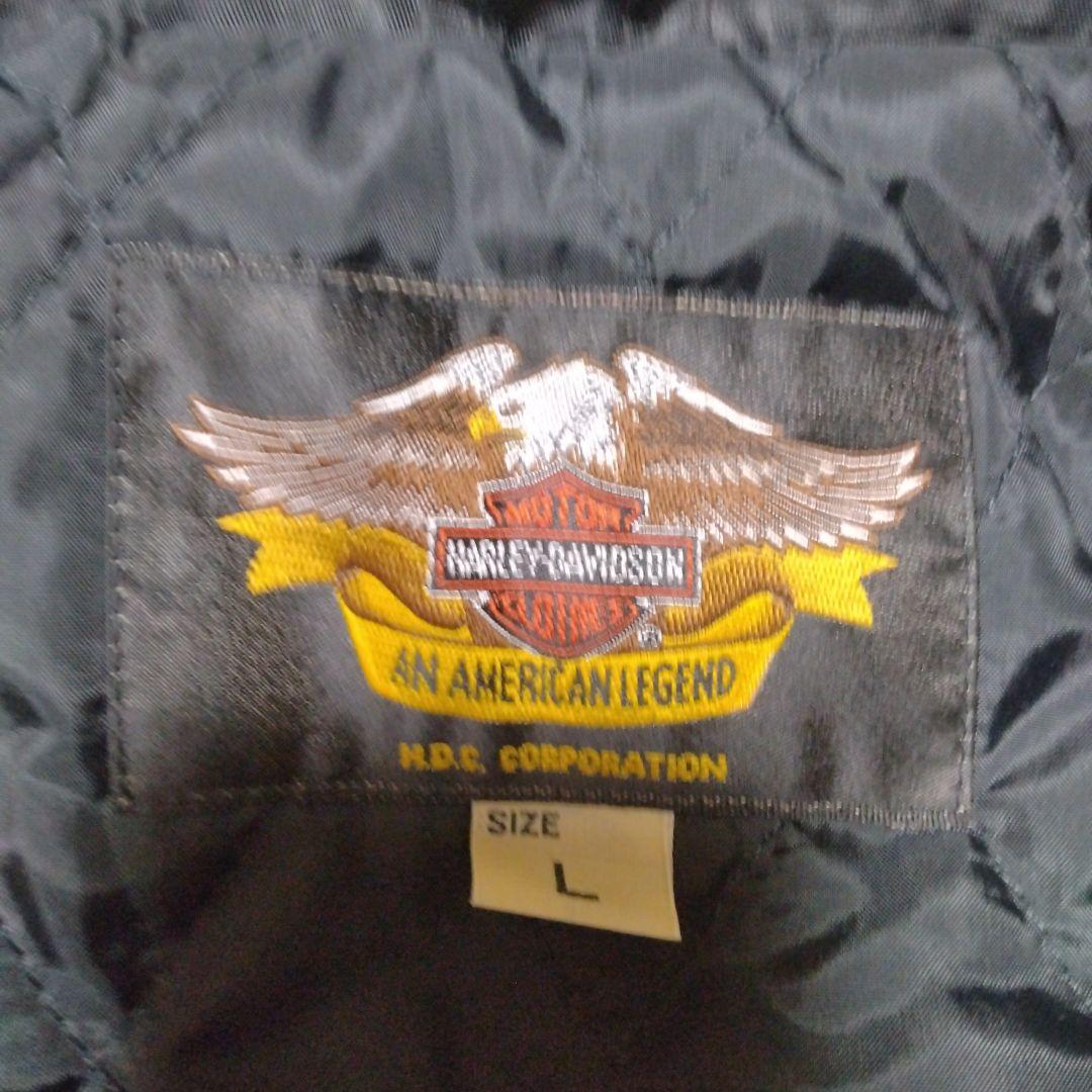 【専用】HARLEY-DAVIDSON ジャケット ブラック 牛革スリーブ（袖）