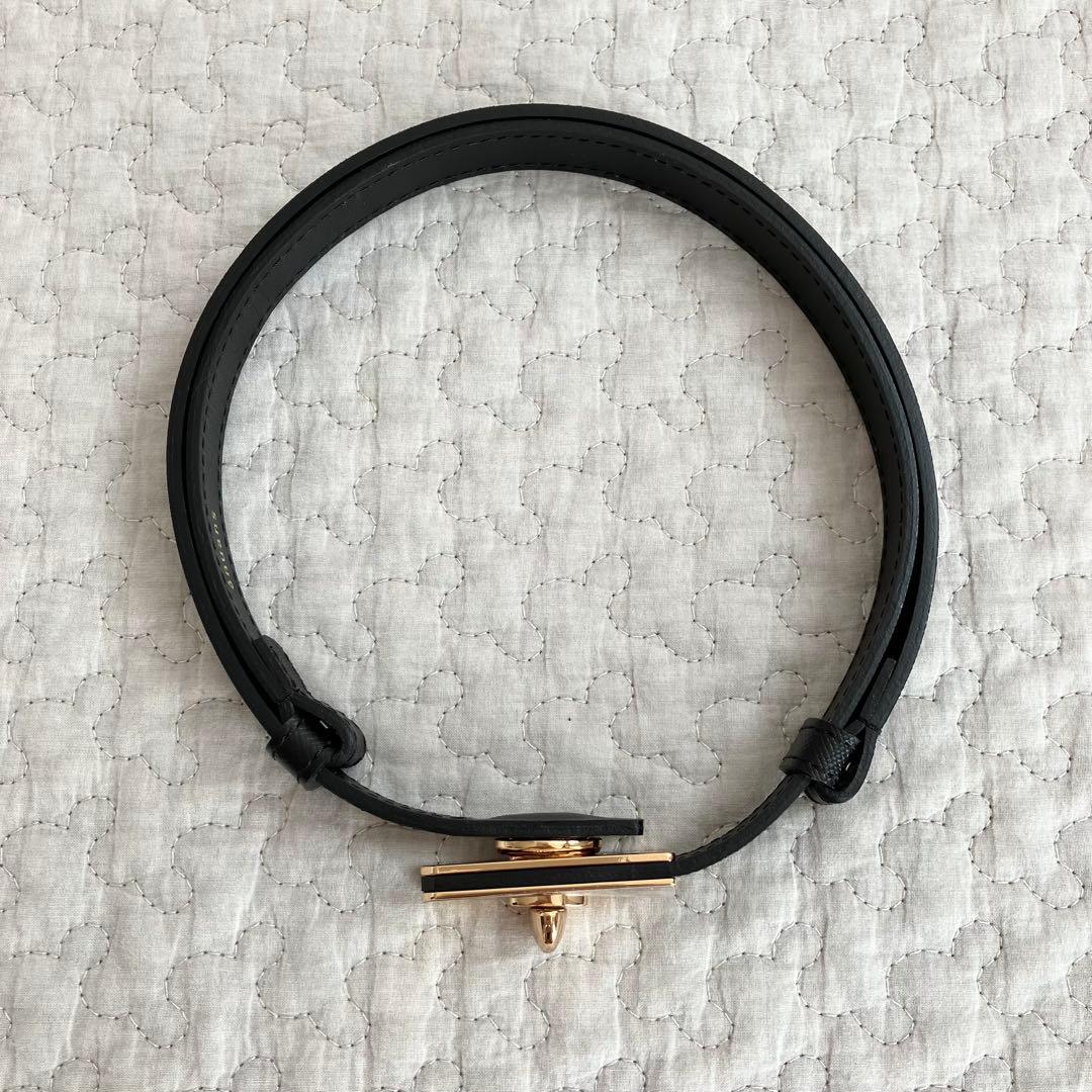 【新品未使用】anuans ロックタイプベルト ブラック