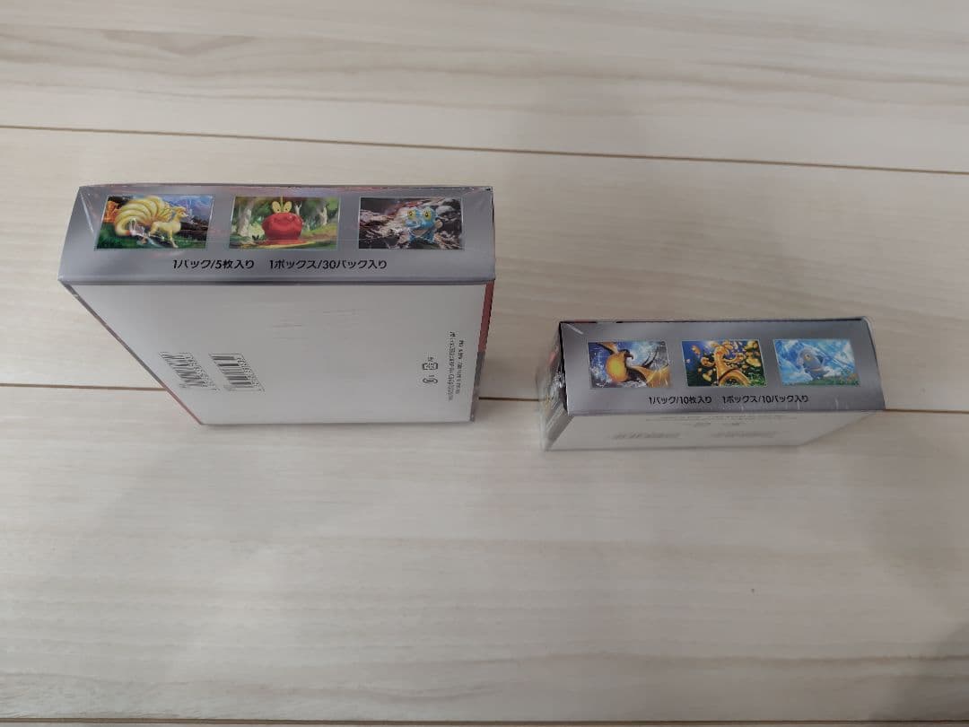 ポケカ　クリムゾンヘイズ、シャイニートレジャー　未開封BOX　シュリンク付