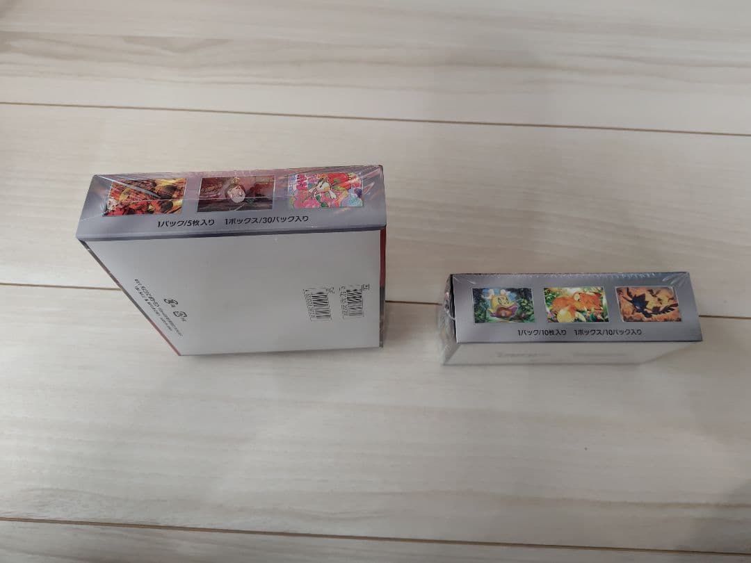 ポケカ　クリムゾンヘイズ、シャイニートレジャー　未開封BOX　シュリンク付