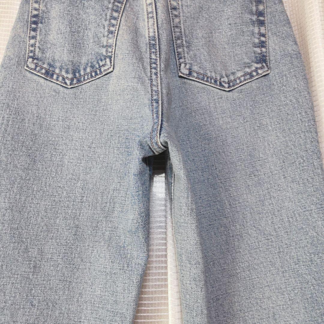 美品✦MOUSSY/ マウジーMVS FLARE/S/ライトブルー/ストレッチ