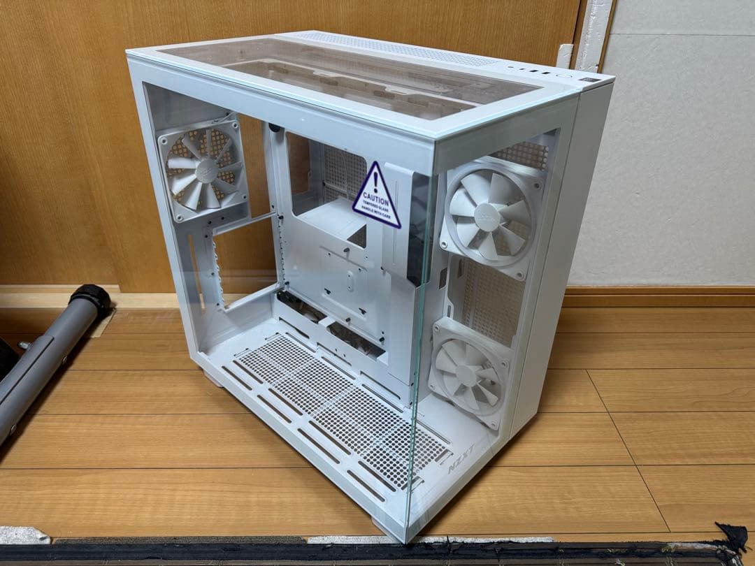 NZXT H9 Elite ホワイト ATX PCケース 三面強化ガラス