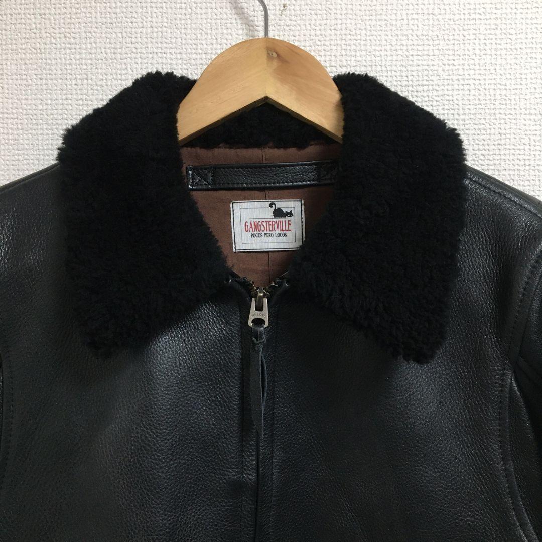 GANGSTERVILLE G-1 ハンドペイント レザージャケット