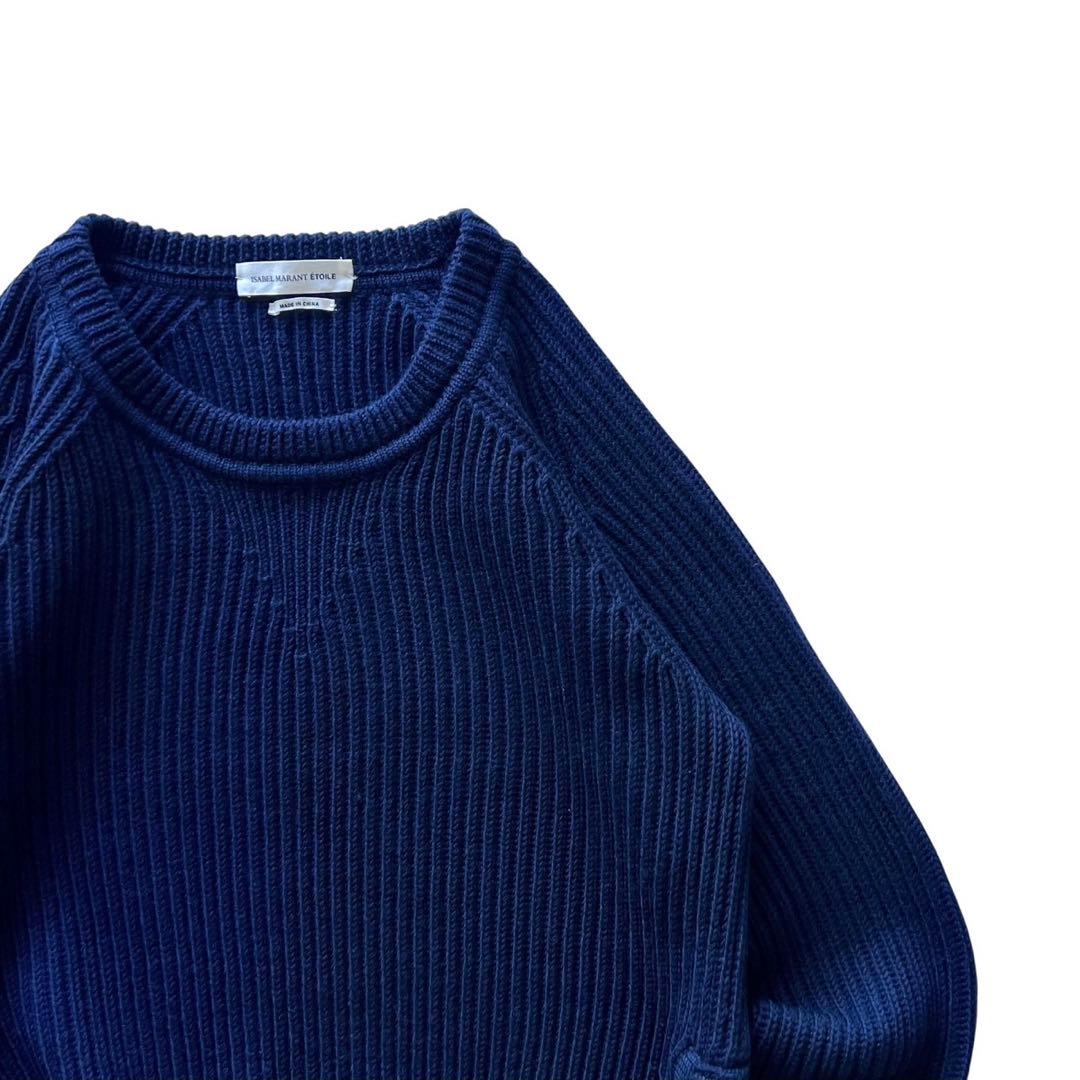 【美品】ISABEL MARANT ETOILE/リブニット/サイドスリット
