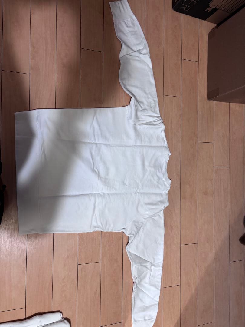 Supreme ホワイト ロゴ トレーナー