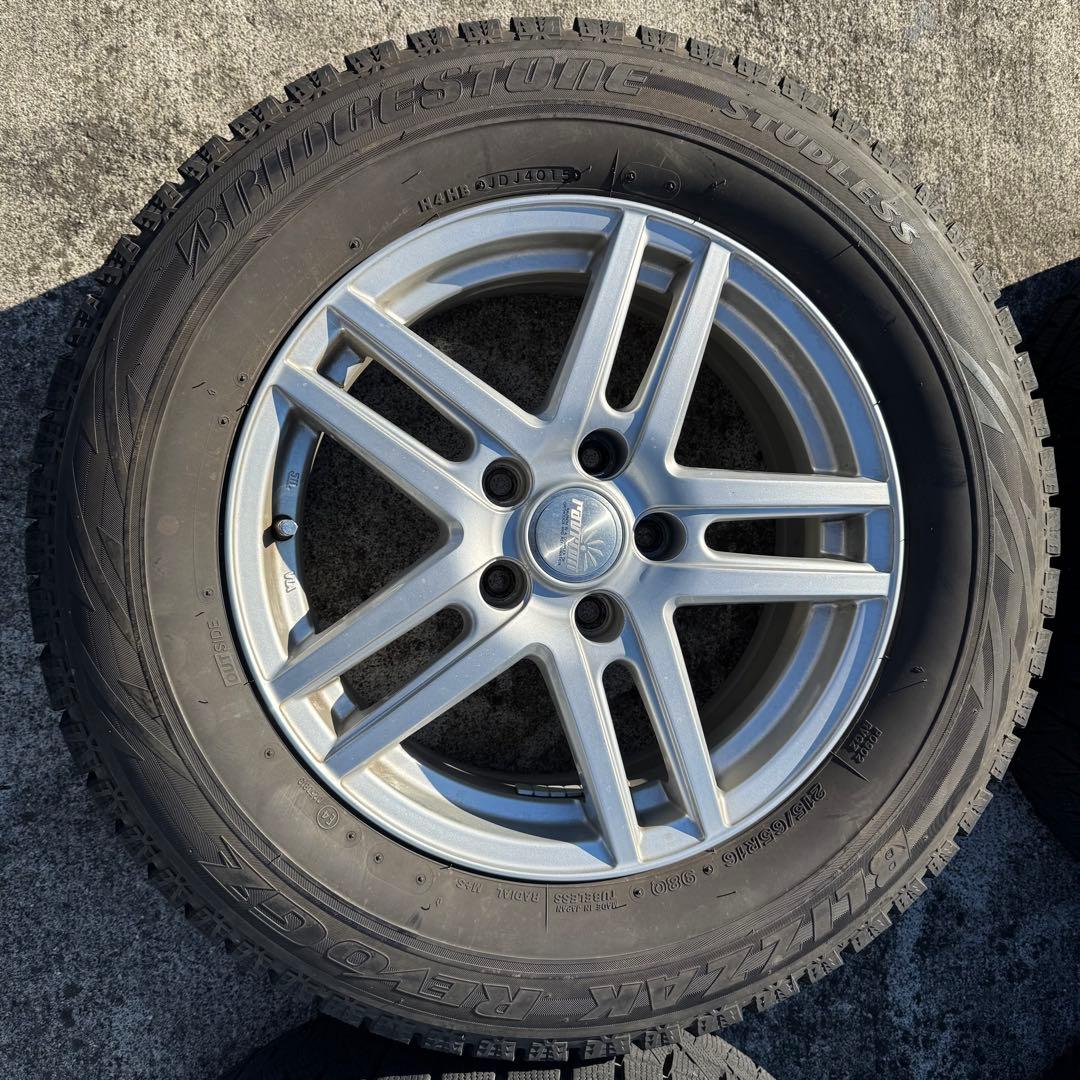 ブリヂストン ブリザック スタッドレスタイヤ・ホイール 4本 215/65R16