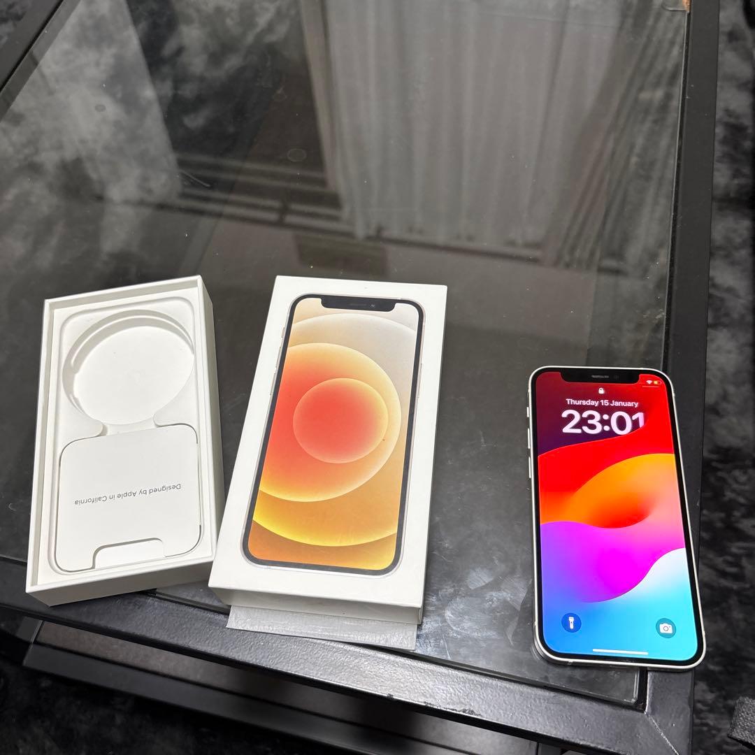 ホ*ム様 Apple iPhone 12 miniホワイト 本体 sim fre