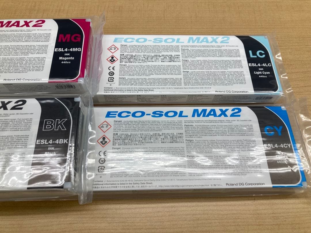 ECO-SOL MAX2 インクカートリッジ CL計10本セット 開封2本おまけ