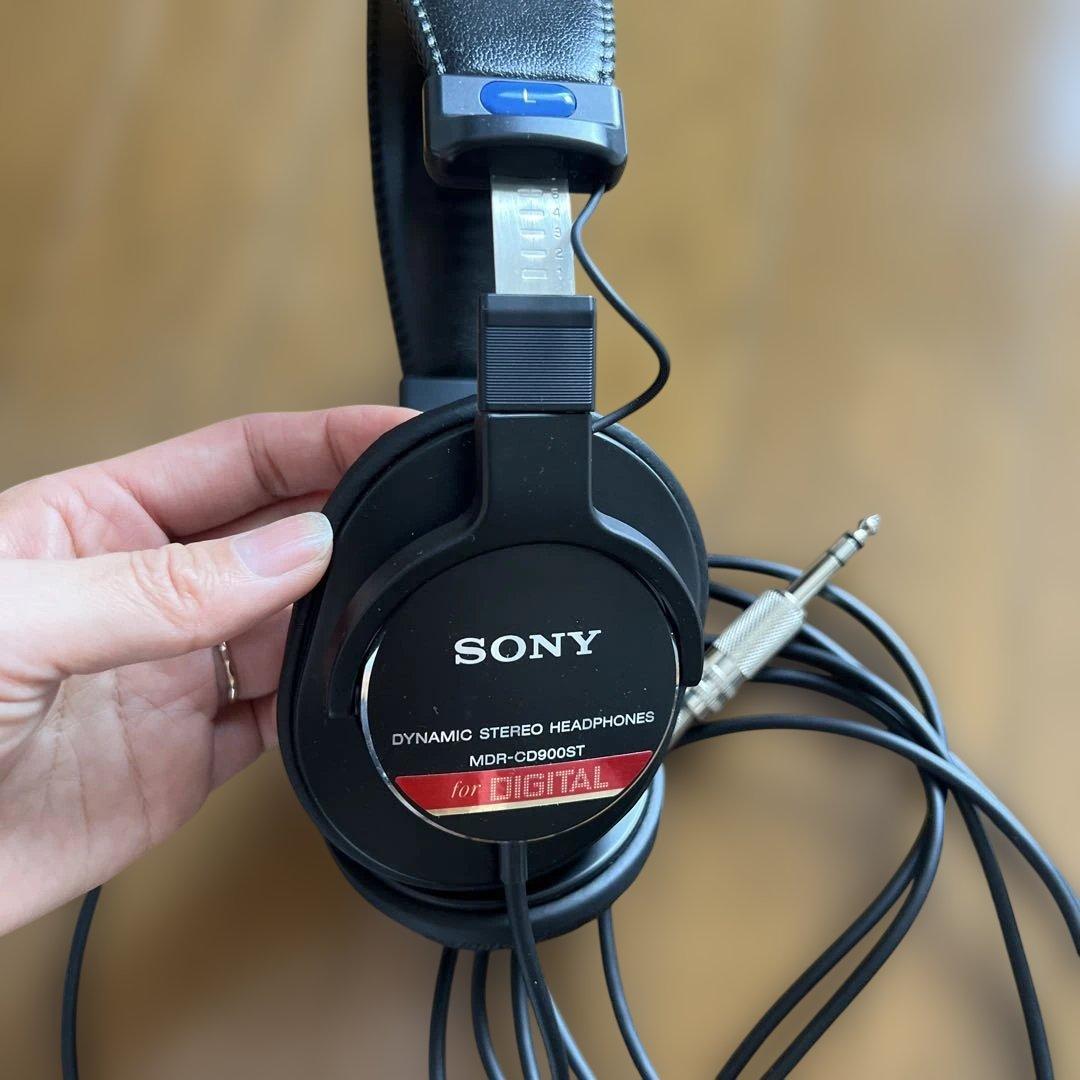 美品】SONY MDR-CD900ST 密閉型スタジオモニターヘッドホン