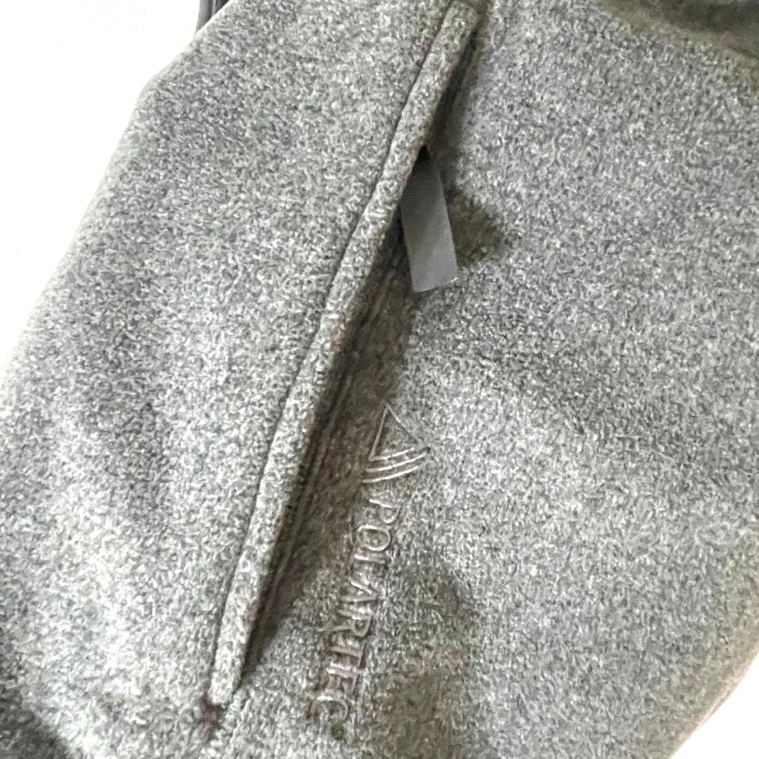 美品　DANTON ポーラテックフリース ベスト ダントン　Lサイズ　グレー
