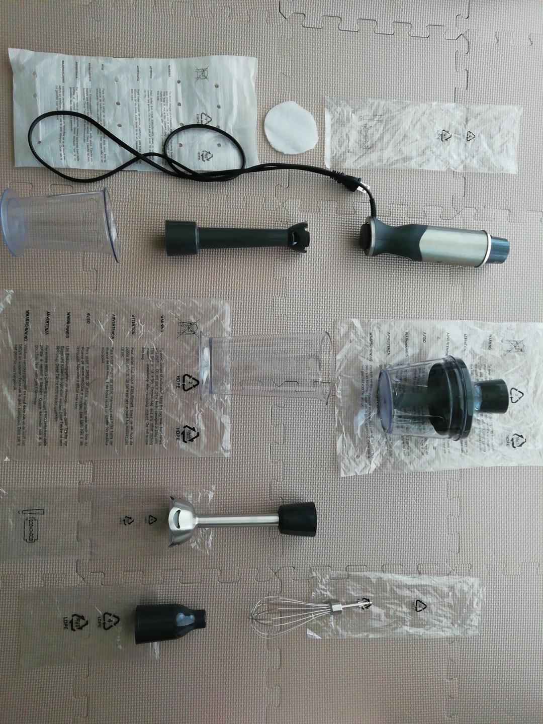 【一部新品未使用】T-fal　ハンドブレンダーベビーマルチ HB65H8JP