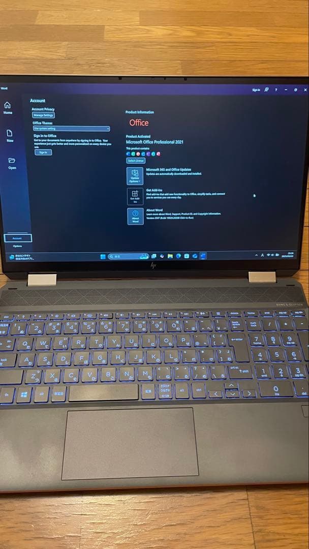 美品HP Spectre x360 i7 10th 1TBパフォーマンスモデル