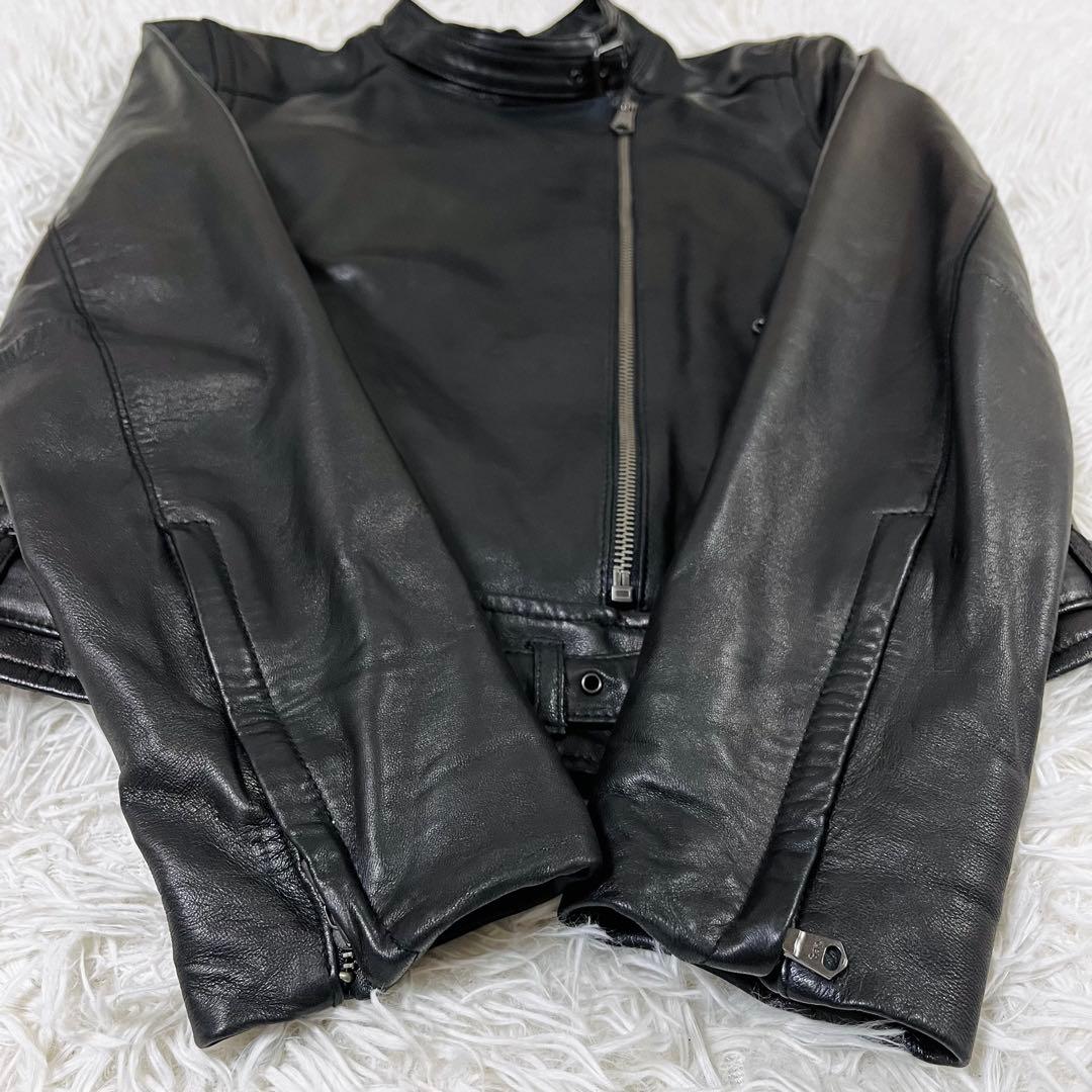 Gap ギャップ シングルライダースジャケット 羊革 サイズXS 160/80A