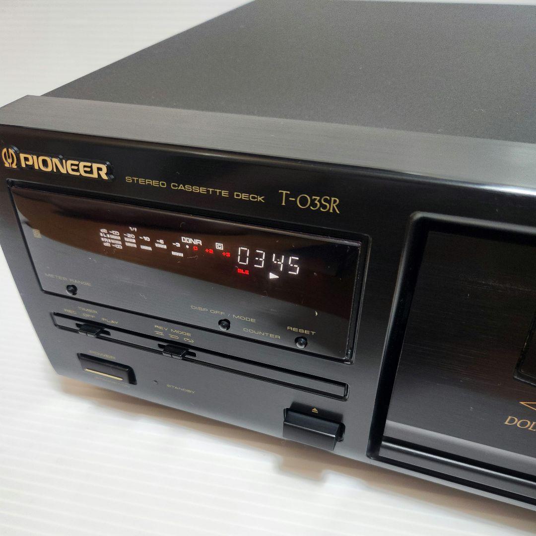 [極美品 動作品] Pioneer T-03SR カセットデッキ 1994年製