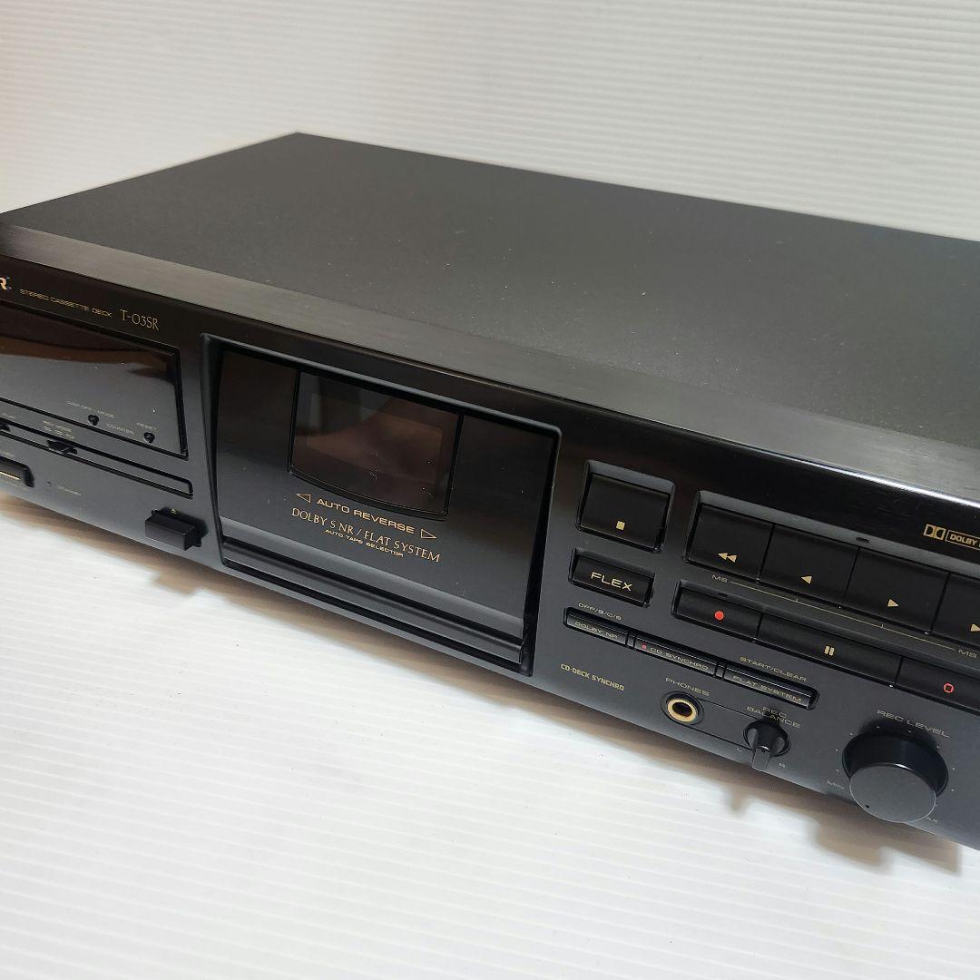 [極美品 動作品] Pioneer T-03SR カセットデッキ 1994年製