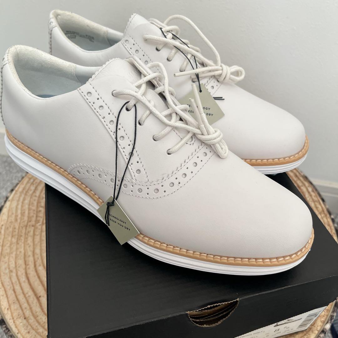 【新品】COLE HAAN ゴルフシューズ サイズ8 ホワイト