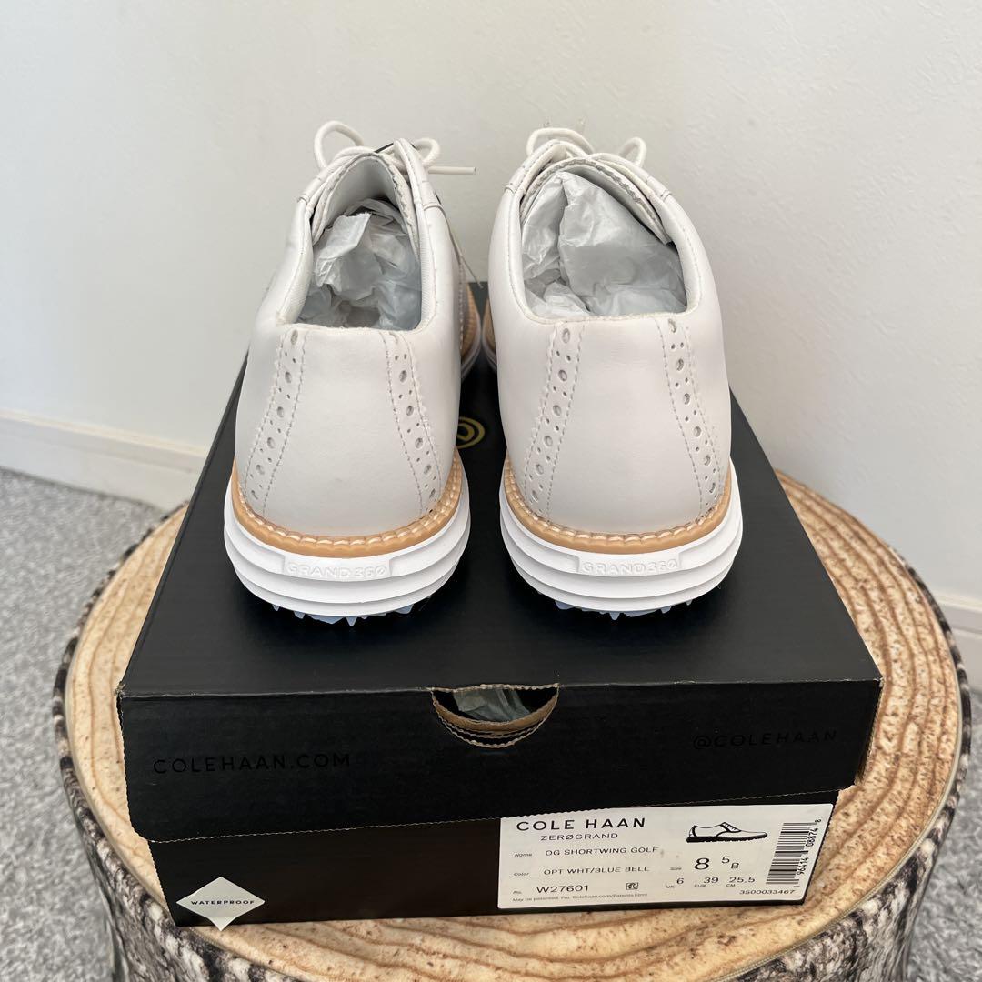 【新品】COLE HAAN ゴルフシューズ サイズ8 ホワイト