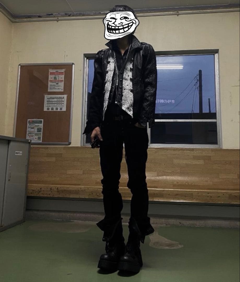 ナポレオンジャケット レザー archive Japanes label