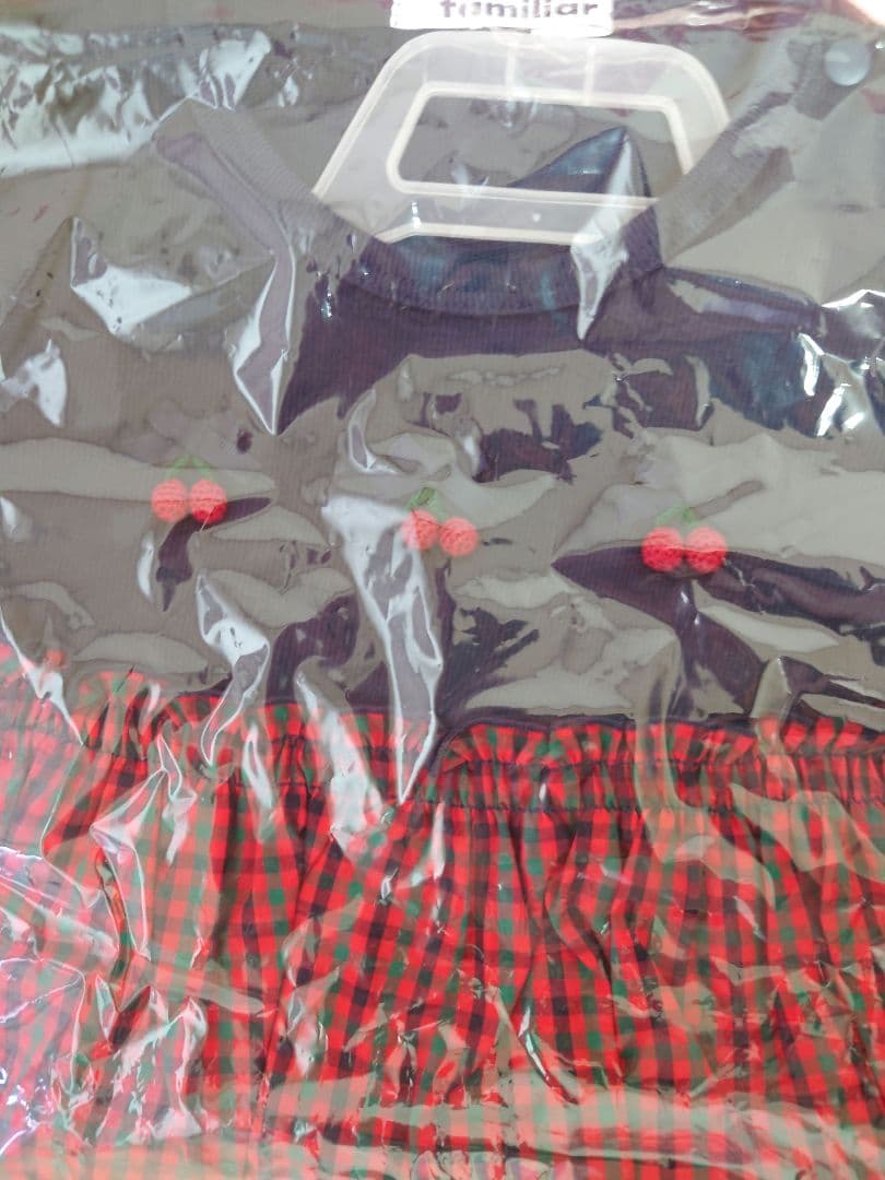 【美品】ファミリア ワンピース 新品・未開封・タグ付き 80サイズ