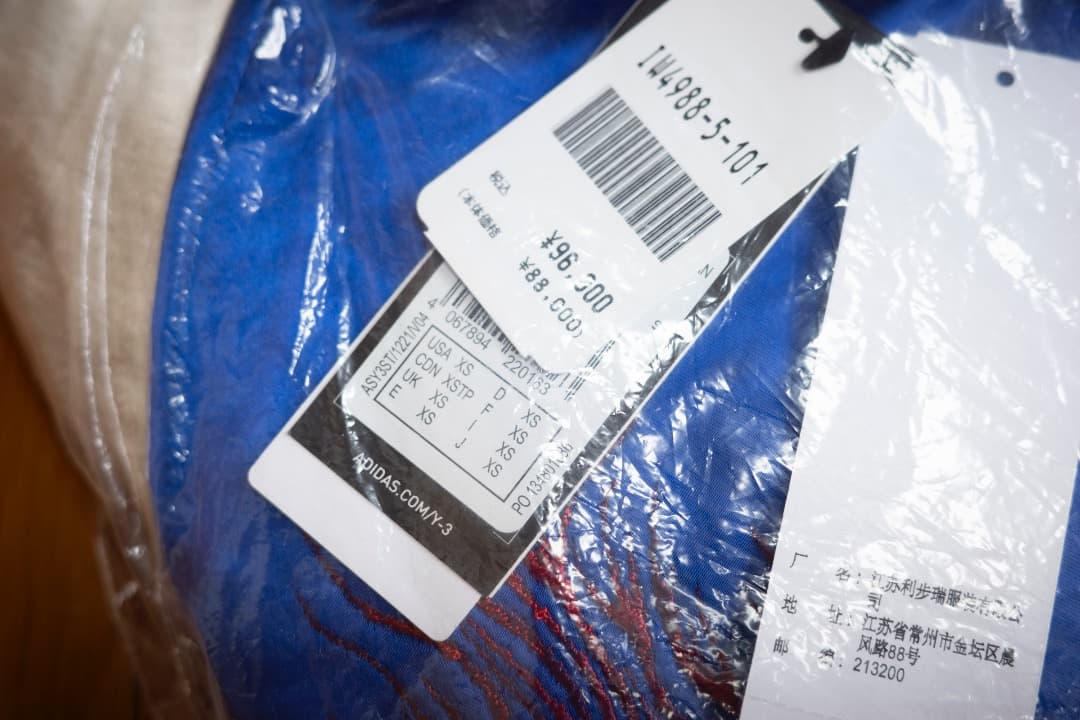 新品未使用品☆Y-3 JFA スーベニアジャケット X-SMALL