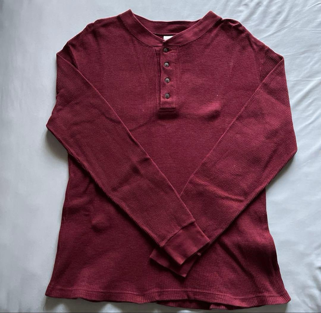 レア　L.L.BEAN 80sヘンリーネック　ニット　y2k お兄系