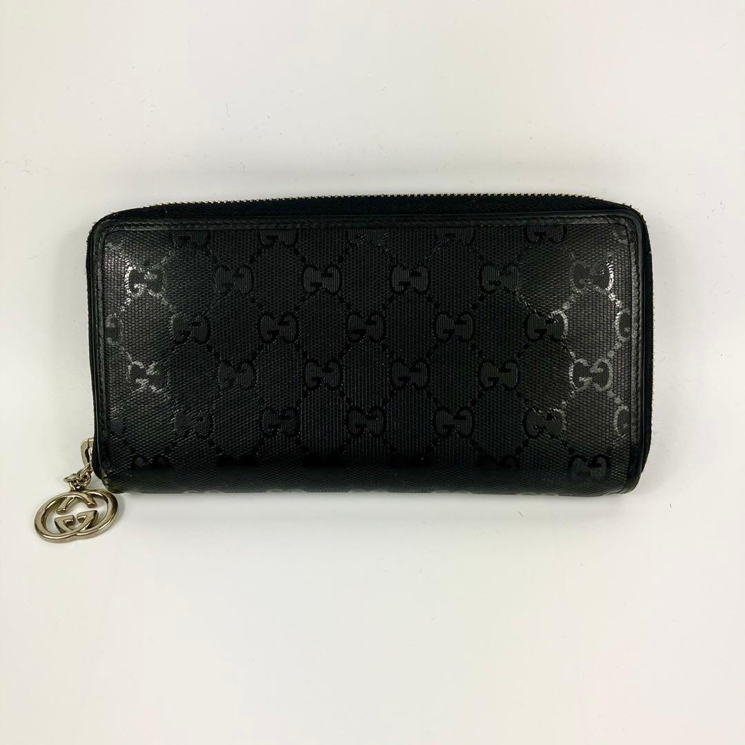 GUCCI GGパターン ブラック長財布
