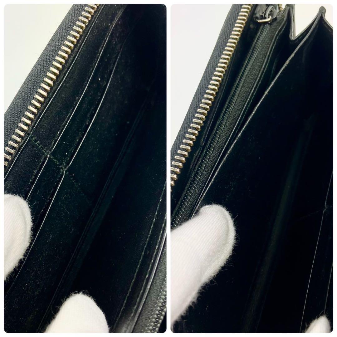GUCCI GGパターン ブラック長財布