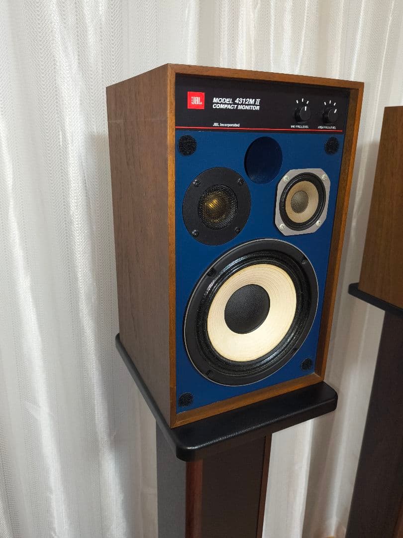 【完動品】JBL 4312M II 3wayスピーカー＆スタンド＆ケーブルセット