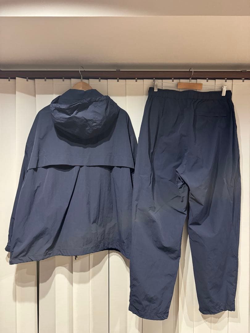 Alound ナイロンジャケット ナイロンパンツ セットアップ ネイビー XL