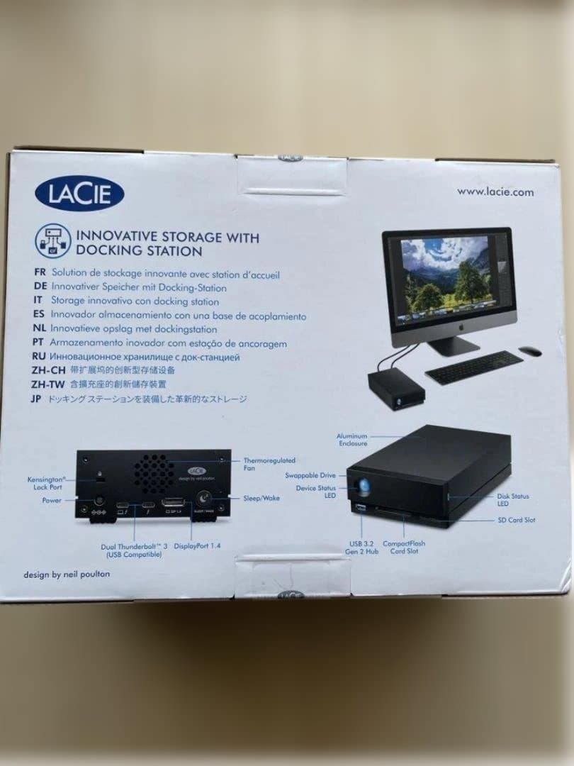 未開封 LaCie ラシー HDD 16TB サンダーボルト3