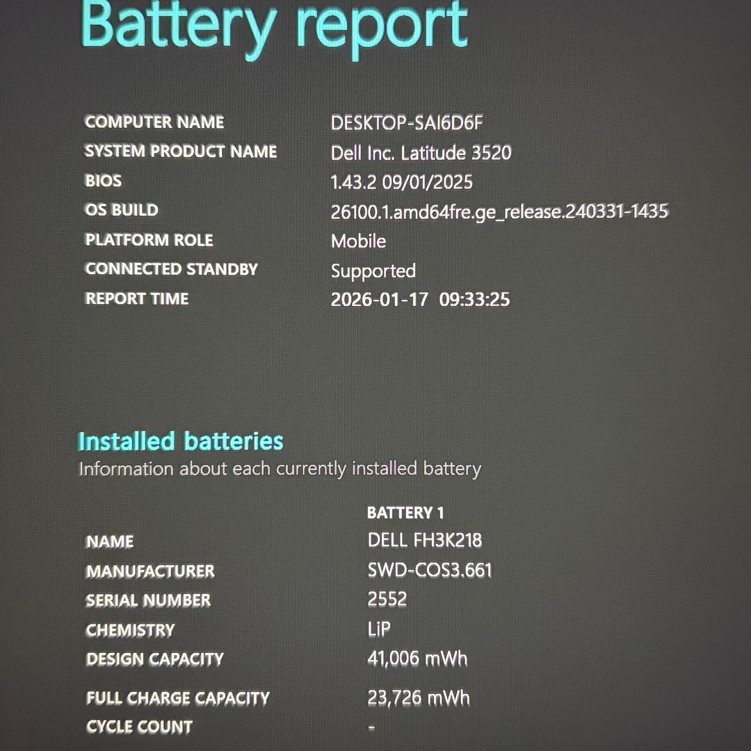 美品 Latitude 3520 11世代 i5 16GB 15.6型 フルHD