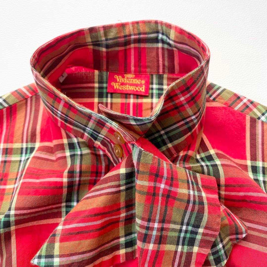 【美品】ヴィヴィアンウエストウッド　ブラウス　フリル　オーブボタン　イタリア製
