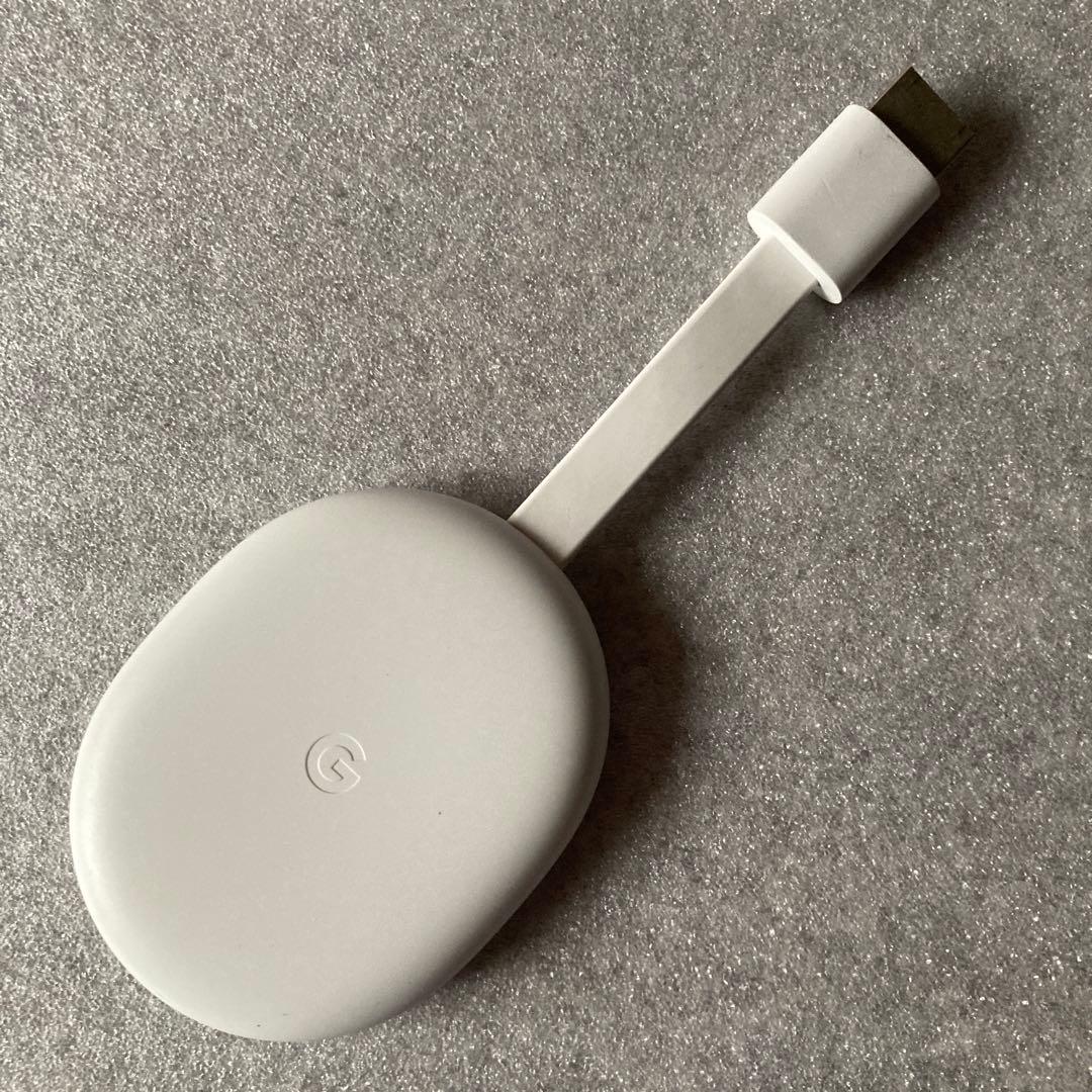 中古 箱なし Chromecast with Google TV 4K スノー