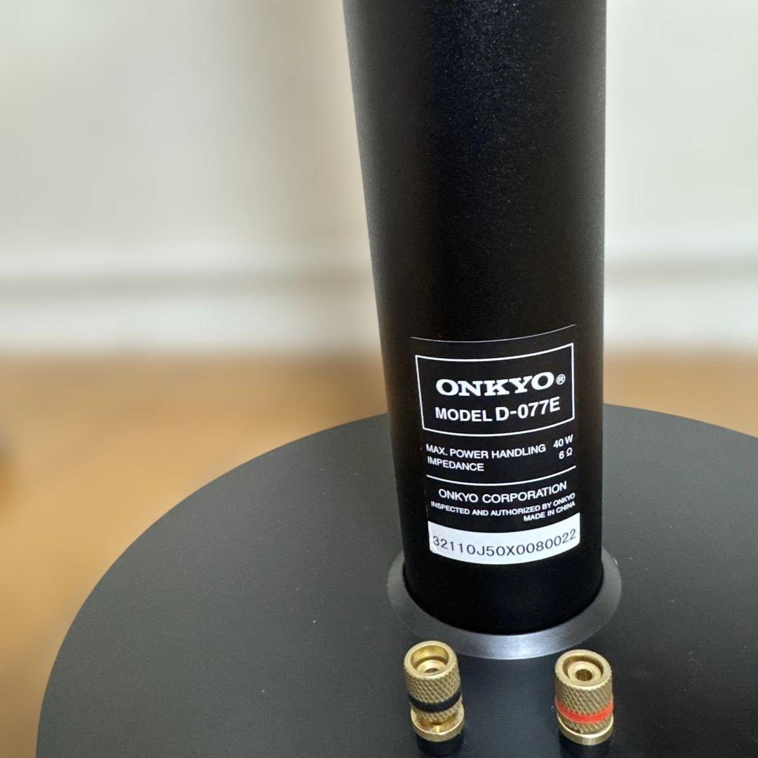 ONKYO スピーカースタンド 2本セット ブラック