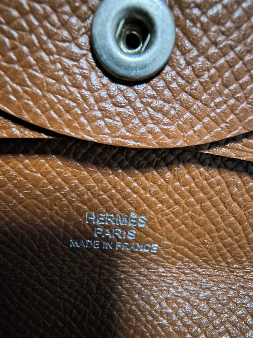 【最終セール】エルメス バスティア 財布 ケース 刻印:T